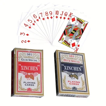 Покерные карты премиум-качества для Euchre & Canasta - идеально подходят для любой карточной игры!