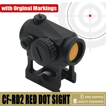 Новая версия. Тактическая Оптика CF-RD2 Gen II 2 MOA Red Dot Sight Оптический Прицел С 20 мм Рейкой 1/3 Co-witness для Охоты