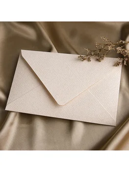 Bview Art 10 шт набор бумаги для конвертов из льняной коричневой бумаги в стиле ретро, подходит для Рождества, Дня Святого Валентина и других праздников