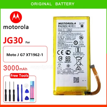 100% Оригинальный Motorola Новый 3000 мАч JG30 Аккумулятор Для Motorola Moto J G7 XT1962-1 Хорошего Качества Аккумуляторы Для мобильных Телефонов + Бесплатные Инструменты