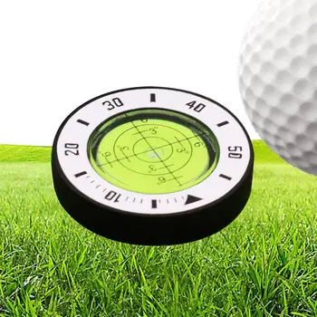 Установка универсального уровня Регулировка уровня баланса Ассистент клюшки для гольфа Зеленые Аксессуары для гольфа Зеленый считыватель